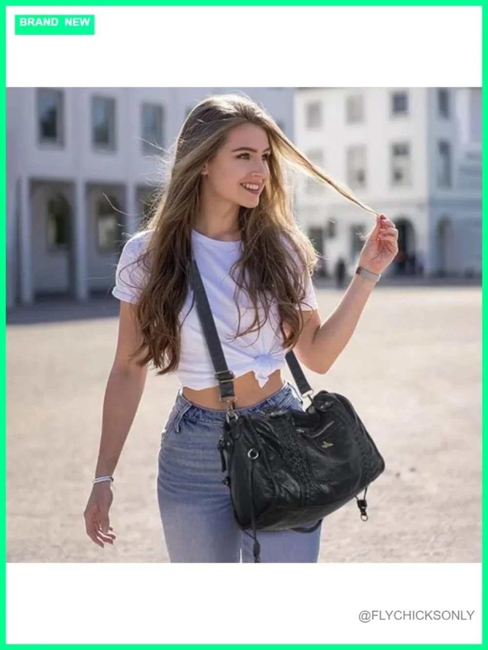 Vegan Leather Hobo Bag Large Tote Shoulder Purse with Pockets for Work Travel